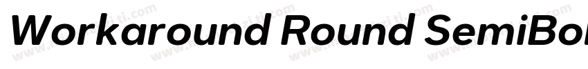 Workaround Round SemiBold字体转换